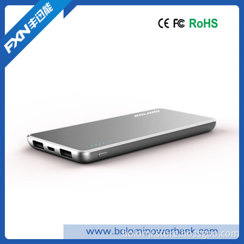 2016 new model aluminium alloy design ultra slim power bank portable mobile charger direct manufacturer wholesale